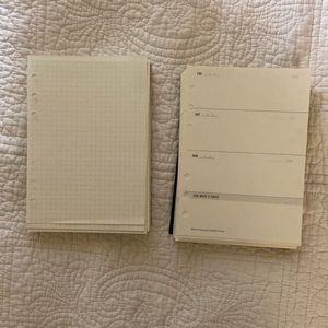 Planner Refills: Personal Wide Size
